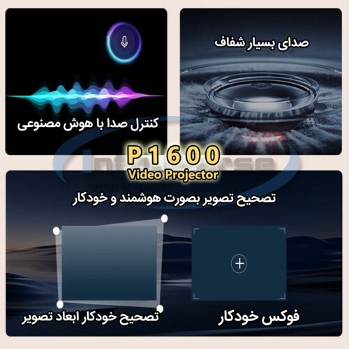 ویدیو پروژکتور هوشمند p1600, خرید ویدئو پروژکتور, قیمت ویدئو پروژکتور, ویدئو پروژکتور کلاسی